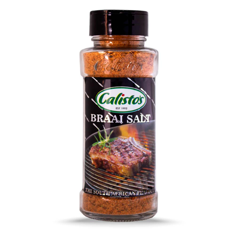 braaisalt sml Calisto’s Braai Salt - bold braai salt seasoning blend for meats and grilled dishes.