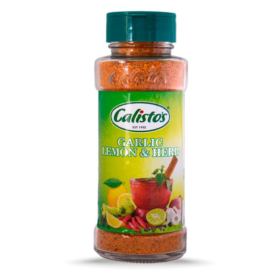 Calisto’s Spice - Garlic, Lemon & Herb - zesty seasoning blend for chicken, seafood, and vegetables.