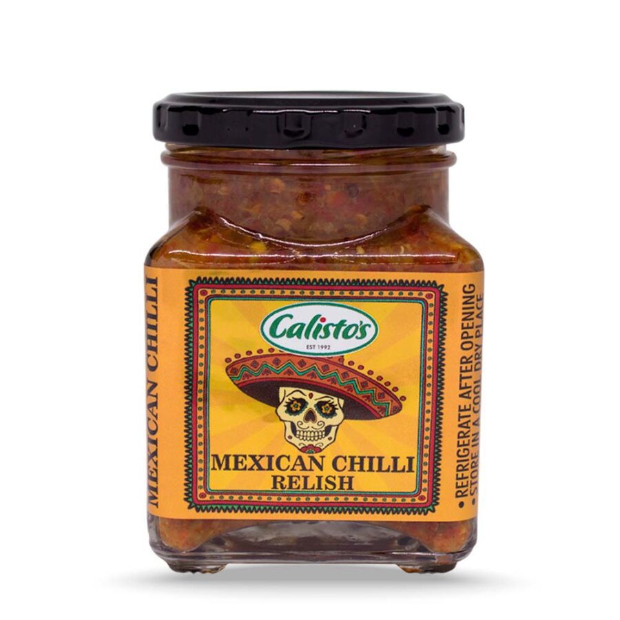 Calisto’s Table Sauces - Mexican Chilli Relish - bold smoky chilli relish for tacos, burgers, and braai meals.