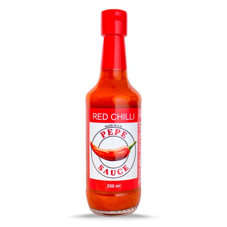 Pepe Sauce - Red Chilli flavour hot sauce with bold, spicy taste.