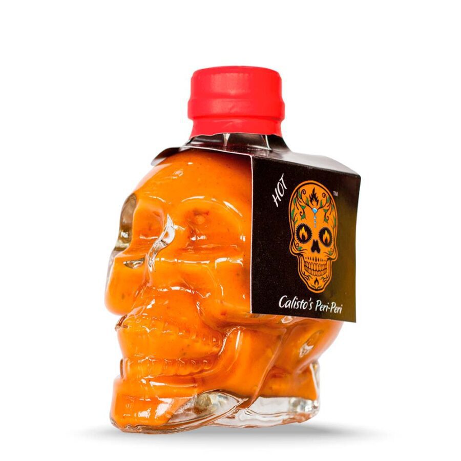 Calisto’s Skull Peri-Peri Sauce - Hot - fiery peri-peri sauce for serious chilli lovers.