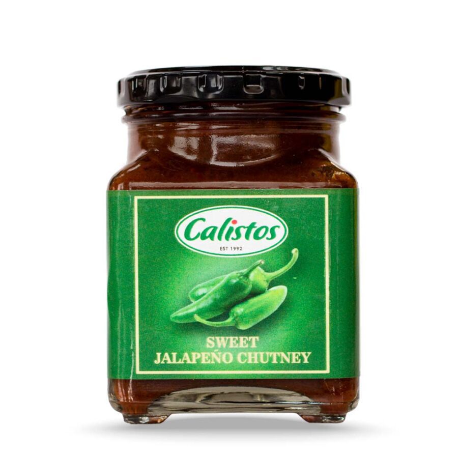 Calisto’s Table Sauces - Sweet Jalapeño Chutney - sweet and tangy jalapeño condiment with bold Portuguese flavour.