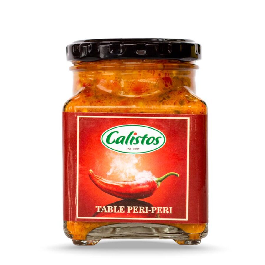 Calisto’s Table Sauces - Table Peri-Peri - mild everyday peri-peri sauce for table use.