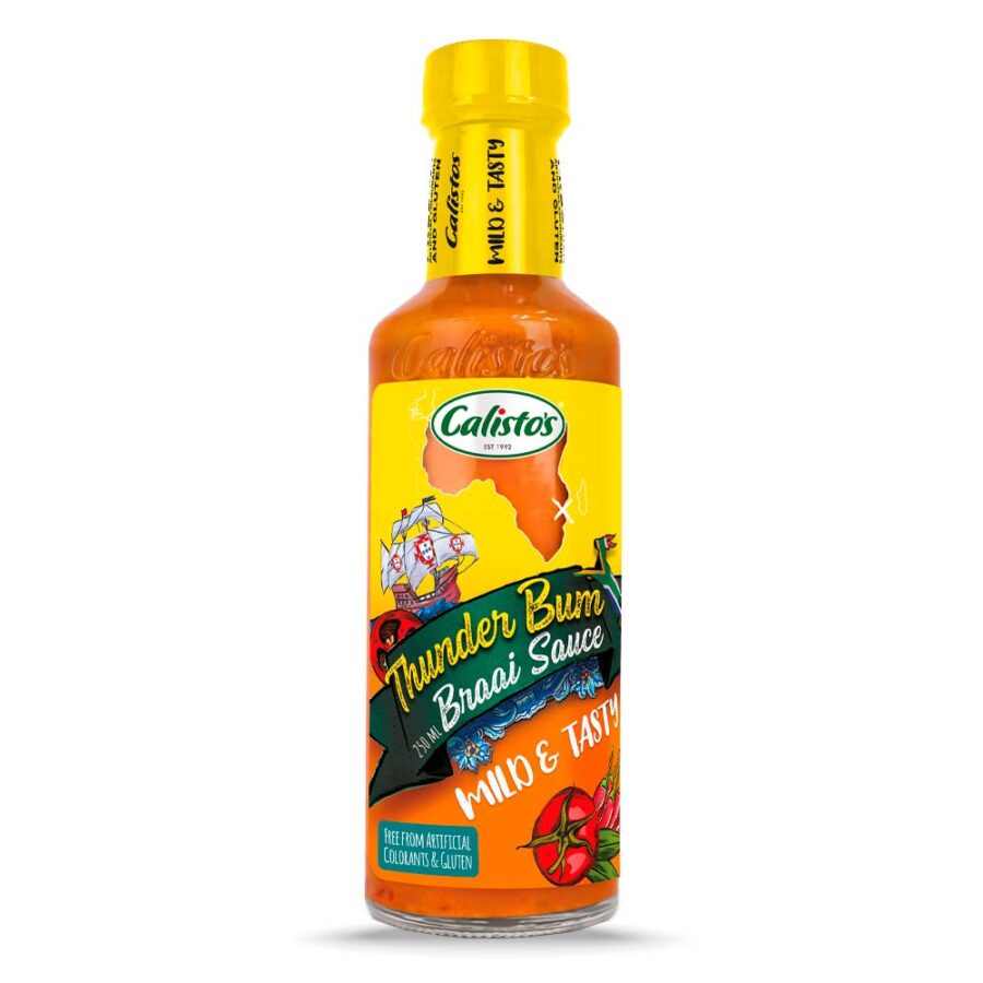 Calisto’s ThunderBum Braai Sauce - bold South African barbecue-style sauce with fiery flavour